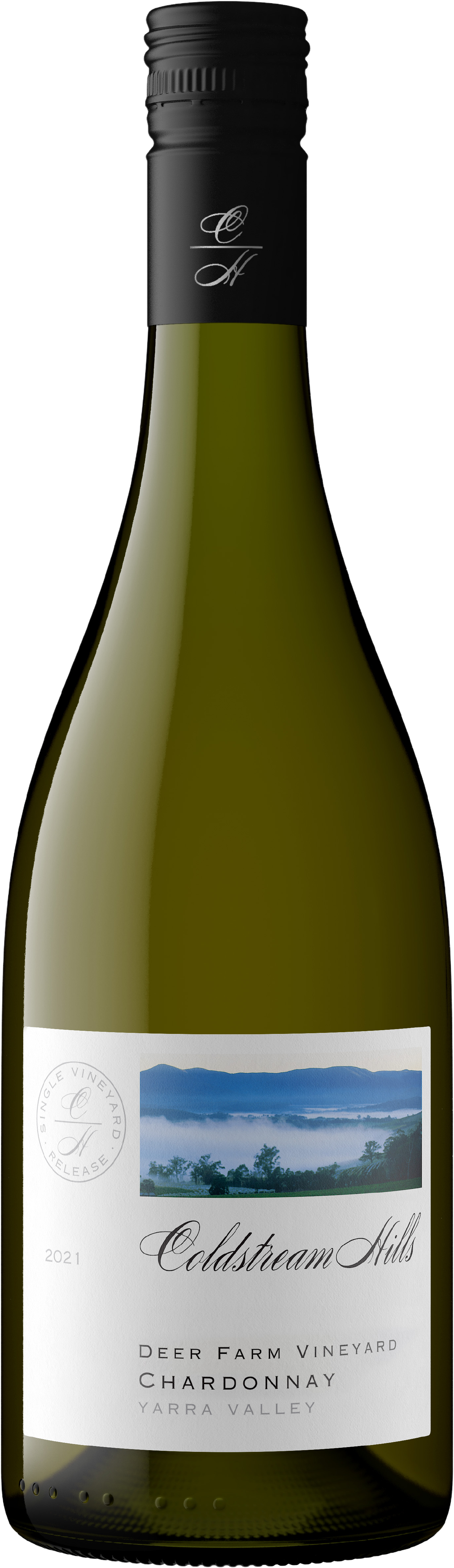 Coldstream Hills Deer Farm Vineyard Chardonnay  2021 Yarra Valley bottle